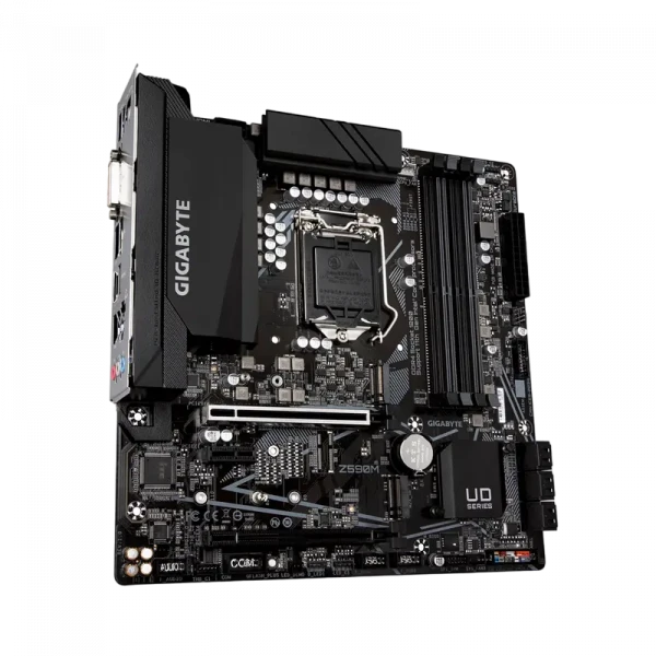 Материнская плата Gigabyte Z590M, LGA1200, Intel Z590, Micro-ATX