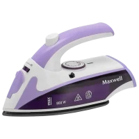 Дорожный утюг Maxwell MW-3057, 800Вт, Фиолетовый