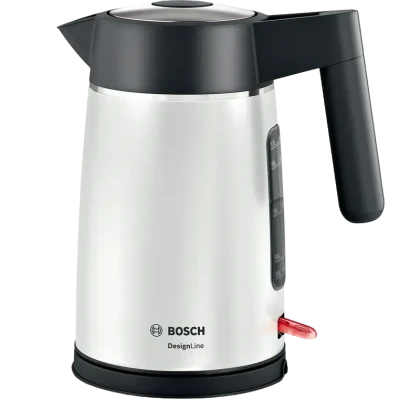Fierbător electric Bosch TWK5P471, Alb | Negru