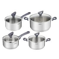 Set de vase Tefal G712S855, Oțel inoxidabil