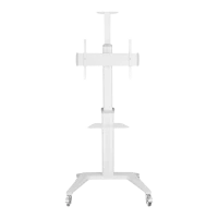 Suport pentru TV pe picior Reflecta TV Stand 70VCP-Shelf, White, Alb