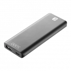 Acumulator extern Cellularline FreePower Slim 5000, 5mAh, Negru