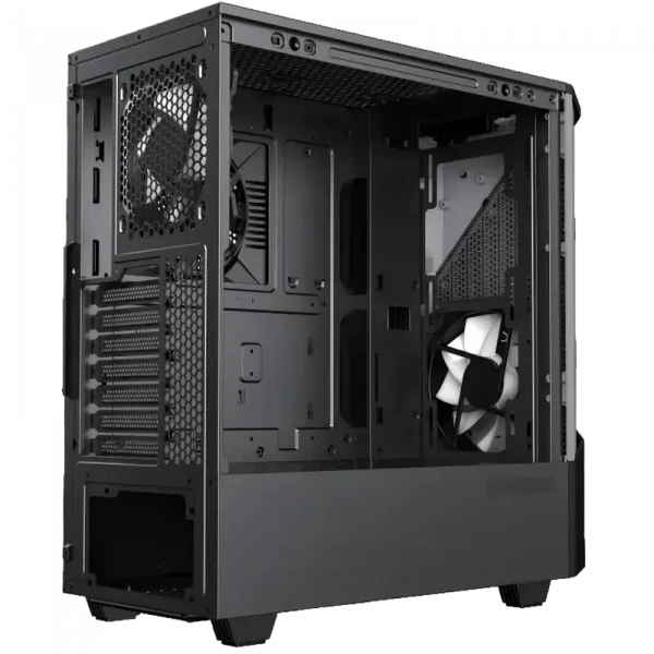 Компьютерный корпус Gamemax Contac COC, Midi-Tower, Без блока питания, Черный/Серый