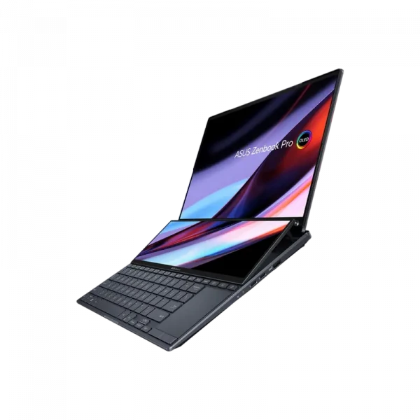 Laptop 14,5 ASUS Zenbook Pro 14 Duo OLED UX8402VU, Tech Black, Intel Core i7-13700H, 16GB/1024GB, Windows 11 Home