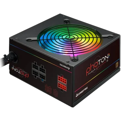 Блок питания для компьютеров Chieftec CTG-650C-RGB, 650Вт, ATX, Полумодульный