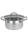 Кастрюля RESTO 92004, 4,6л, 22см, Нержавеющая сталь