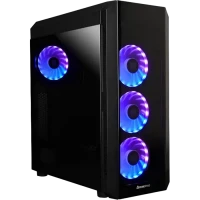 Компьютерный корпус Chieftec GL-03B-OP, Midi-Tower, ATX, Чёрный