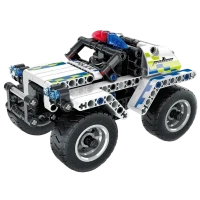Constructor XTech Pull Back Police Car