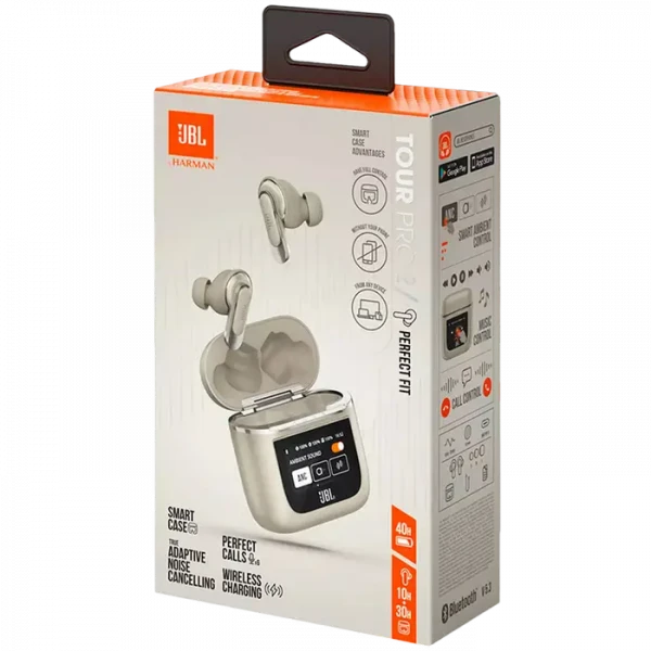 Căști JBL Tour Pro 2, Champagne