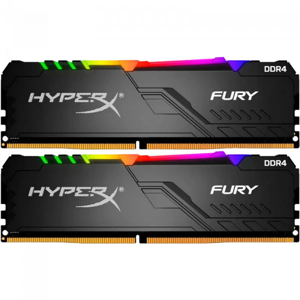 Memorie RAM Kingston HyperX FURY RGB, DDR4 SDRAM, 3600 MHz, 16GB, HX436C17FB3AK2/16