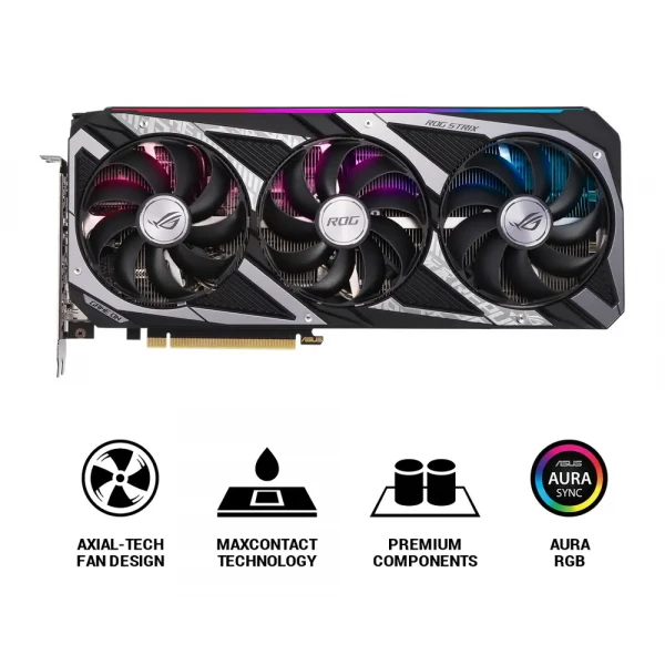 Placă Video ASUS TUF-RTX3070TI-O8G-GAMING, 8GB GDDR6X 256bit