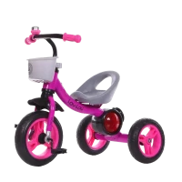Bicicletă cu trei roți Kikka Boo Lou-Lou Tico, Magenta