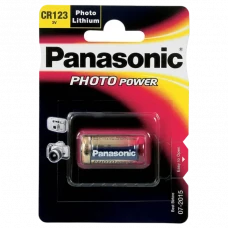 Батарейки Panasonic CR-123AL, CR123A, 1шт.