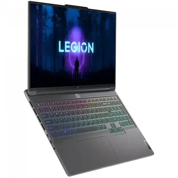 Laptop Gaming 16 Lenovo Legion Slim 7 16IRH8, Storm Grey, Intel Core i9-13900H, 32GB/1024GB, Fără SO