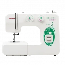 Mașină de cusut JANOME S-19, Alb Verde