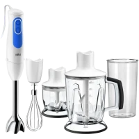 Blender de mână BRAUN MQ3045WH, Alb Albastru