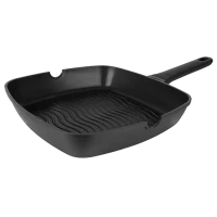 Tigaie-grill Rondell RDA-1204, 28cm, Negru
