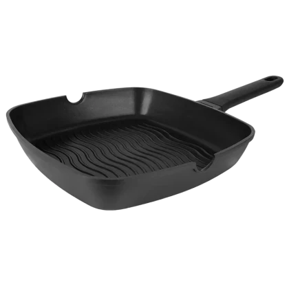 Tigaie-grill Rondell RDA-1204, 28cm, Negru