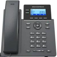 Telefon IP Grandstream GRP2602P, Negru