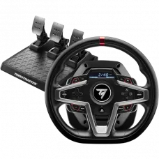 Wheel Thrustmaster T-248 for PS4, Built-in screen, 3*Force Feedback, 3-pedal magnetic pedal set