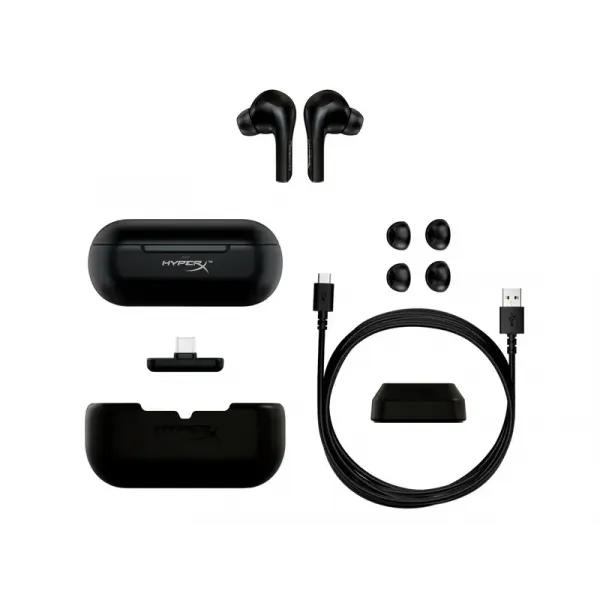 Căști gaming HyperX Cloud MIX Buds Wireless, Fără fir, Negru
