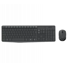 Клавиатура и мышь Logitech MK235, Беспроводное, Grey
