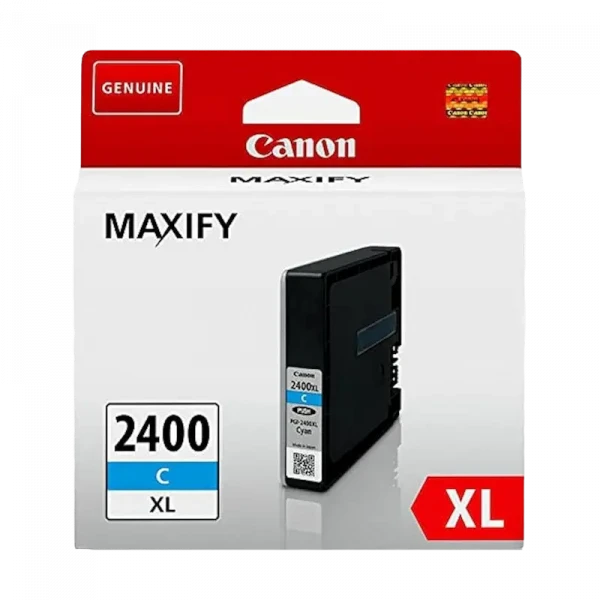 Картридж чернильный Canon PGI-2400XL, 19мл, Голубой