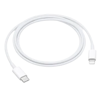 Cablu încărcare și sincronizare Apple MX0K2ZM/A, USB Type-C/Lightning, 1m, Alb