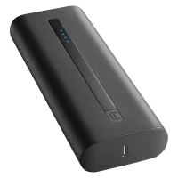 Acumulator extern Cellularline Thunder 20000, 20000mAh, Negru