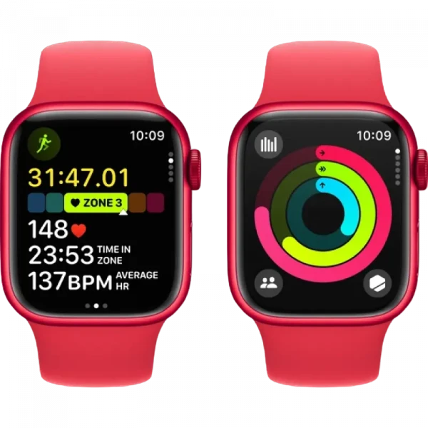 Ceas inteligent Apple Watch Series 9, 41mm, Roșu