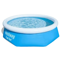 Piscină gonflabilă Bestway Fast Set, 2100L, Albastru/Alb, 57265