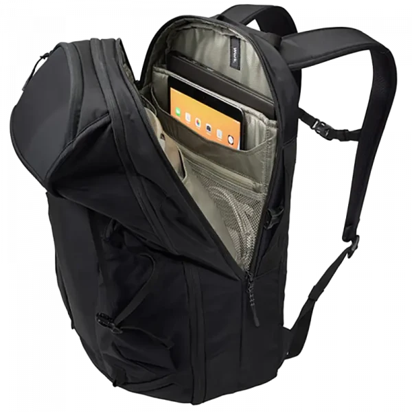 Rucsac de călătorie THULE EnRoute, 15.6, Nailon 330D mini ripstop, poliester 600D, Negru