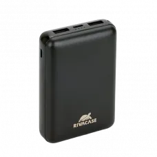 Acumulator extern RivaCase VA2410, 10000mAh, Negru