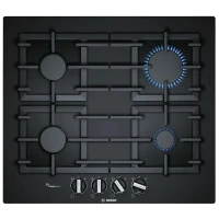 Plită pe gaz Bosch PPP6A6B90, Negru
