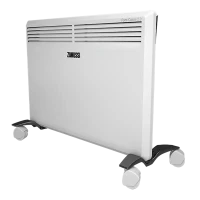 Convector Zanussi ZCH/S-2000ER, 2000W, White