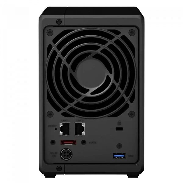 SYNOLOGY DS720+, 2-bay, Intel Celeron 4-core 2-2.7Ghz, 2Gb+1Slot, 2x1GbE, 2xM.2 NVMe