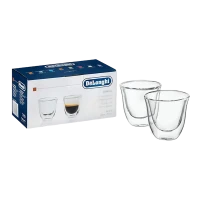 Набор стаканов DeLonghi 60 мл 2 шт, Прозрачный
