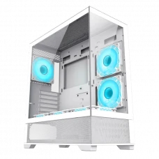 Carcasă PC Gamemax VISTA, Midi-Tower, Fără PSU, Alb