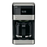 Cafetiera cu picurare Braun KF 7120 BK, 1000W, Negru | Oţel inoxidabil