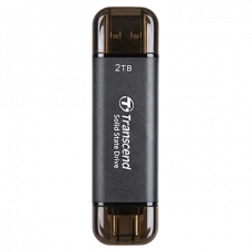 SSD portabil extern Transcend ESD310C, 2 TB, Grey (TS2TESD310C)