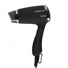 Компактный фен Polaris PHD 1464T, 1400 Вт, Чёрный