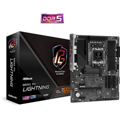 Placă de bază ASRock B650 PG LIGHTNING, AM5, AMD B650, ATX