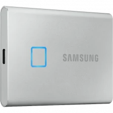 SSD portabil extern Samsung T7 Touch, 500 GB, Argintiu (MU-PC500S/WW)