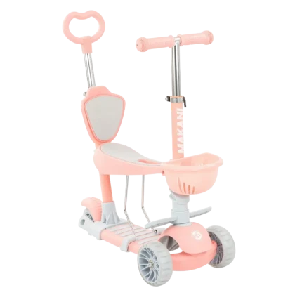 Детский 3-колесный самокат Kikka Boo BonBon, Розовый