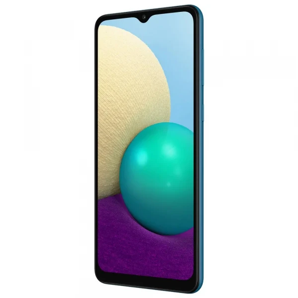 Смартфон Samsung Galaxy A02, 2Гб/32Гб, Синий