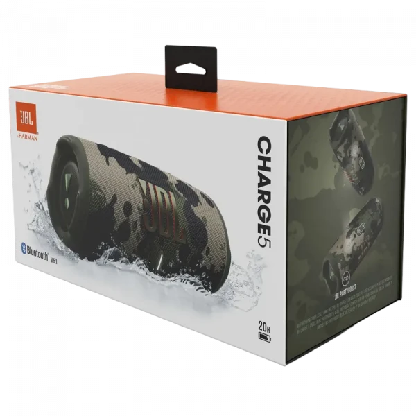 Boxă portabilă JBL Charge 5, Camuflaj