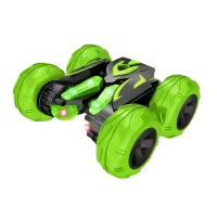 Радиоуправляемая игрушка SY Double-Side Stunt Car, Зеленый (SY005)