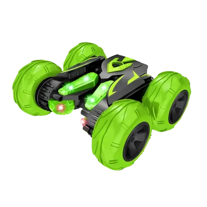 Радиоуправляемая игрушка SY Double-Side Stunt Car, Зеленый (SY005)