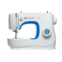 Mașină de cusut Singer M3205, Alb Albastru