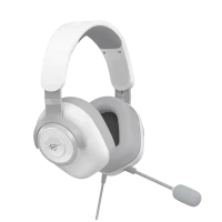 Căști gaming Havit H2230U, Cu fir, Alb | Gri